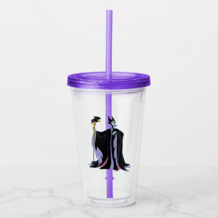 Maleficent With Diablo Acrylic Tumbler