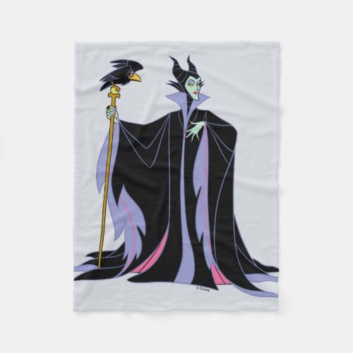 Maleficent  With Diablo Fleece Blanket