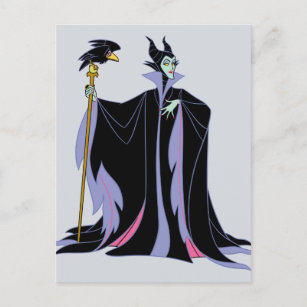 Maleficent   With Diablo Postcard