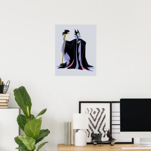 Maleficent With Diablo Poster Zazzle