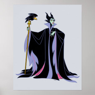 Maleficent With Diablo Poster