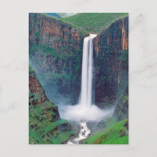 Maletsunyane Falls Lesotho Postcard