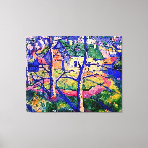 Malevich _ Apple Trees in Blossom Canvas Print