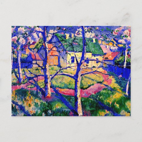 Malevich _ Apple Trees in Blossom Postcard