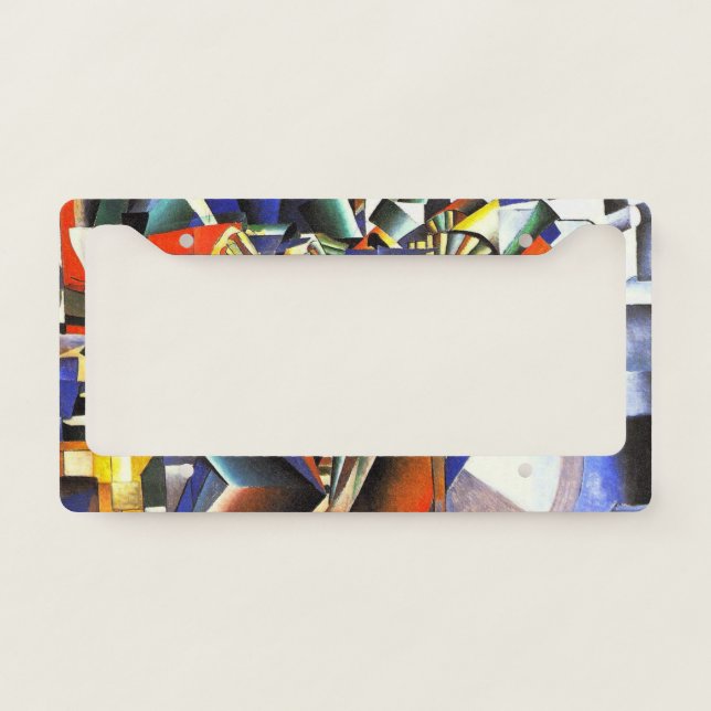 Malevich Kazimir The Knifegrinder License Plate Frame (Front)