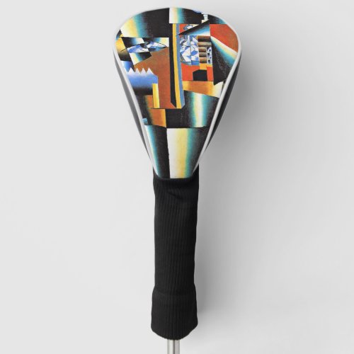 Malevich _ Portrait of Ivan Klium abstract art Golf Head Cover