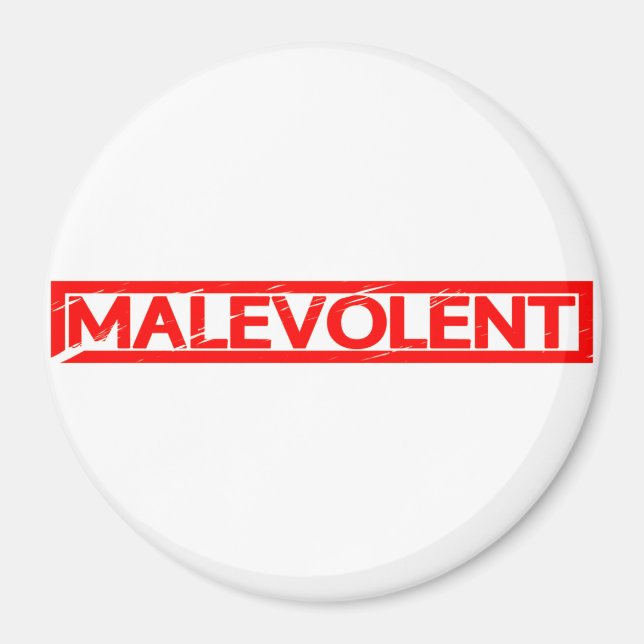 Malevolent Stamp Magnet (Front)