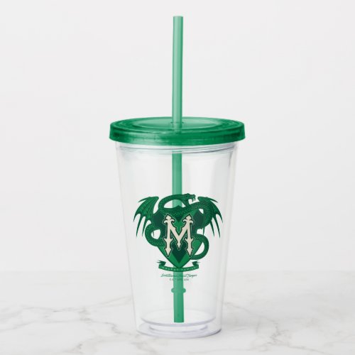 Malfoy Family Crest Graphic Acrylic Tumbler