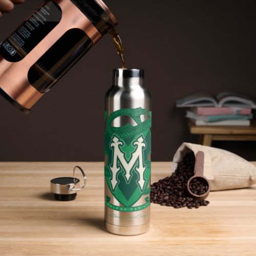 Malfoy Family Crest Graphic Water Bottle