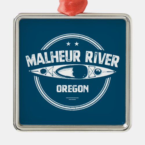 Malheur River Oregon Kayaking Metal Ornament