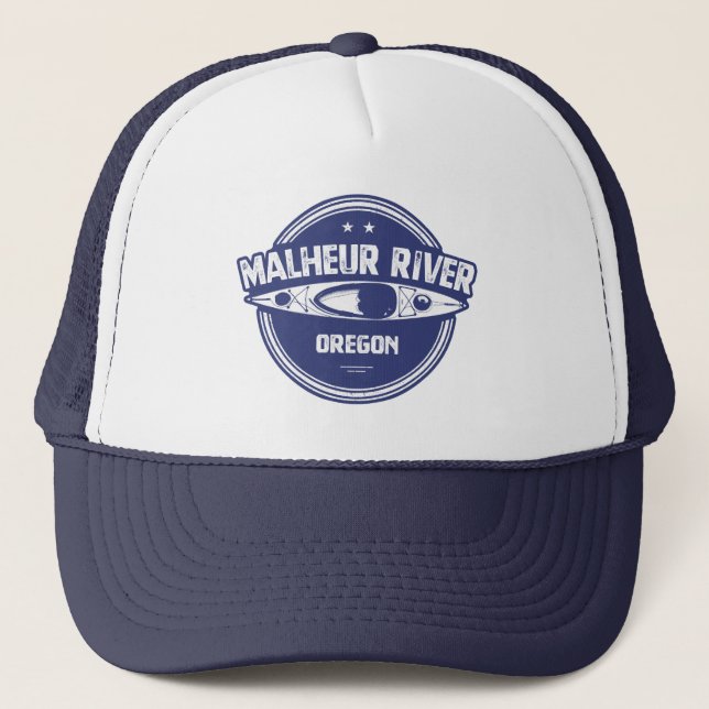 Malheur River Oregon Kayaking Trucker Hat (Front)