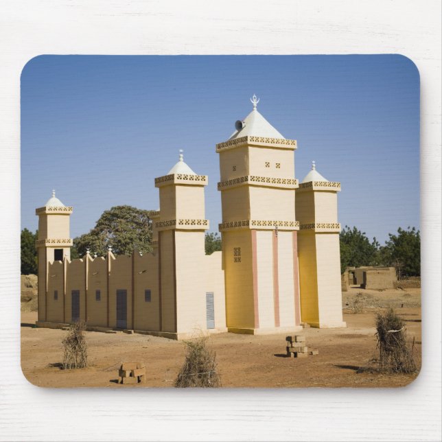 Mali, Bamako. Mosque, Bamako-Djenne Road Mouse Pad (Front)