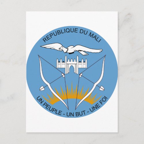 Mali Coat of Arms Postcard