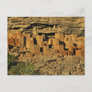 MALI, Dogon Lands. Traditional Tellem malian Postcard