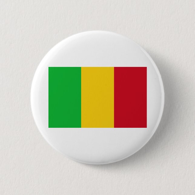 Mali Flag Button (Front)