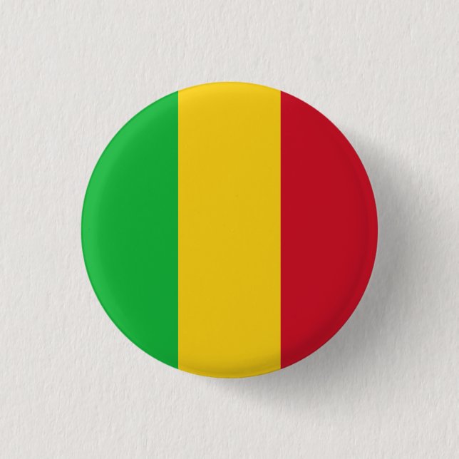 Mali Flag Button (Front)