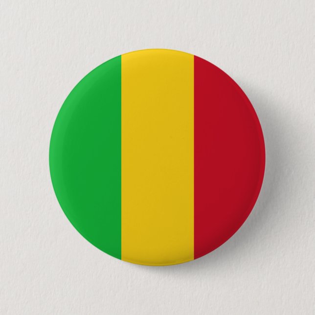 Mali Flag Button (Front)