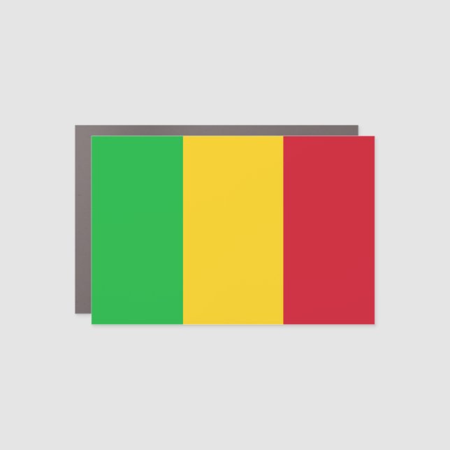 Mali Flag Car Magnet (Front)