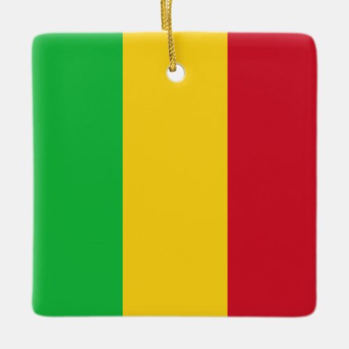 Mali Flag  Ceramic Ornament