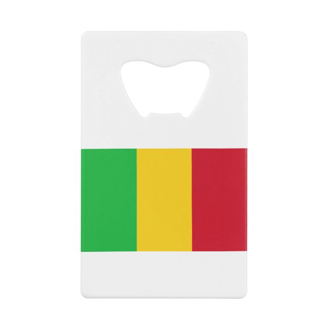 Mali Flag Credit Card Bottle Opener (Front)