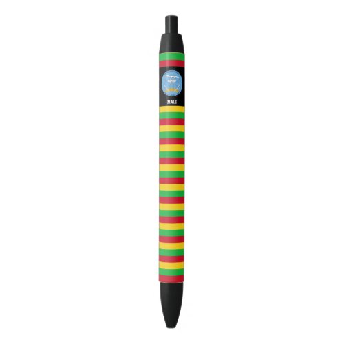 Mali Flag Cute Patriotic Black Ink Pen