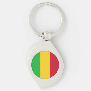 Mali Flag Keychain