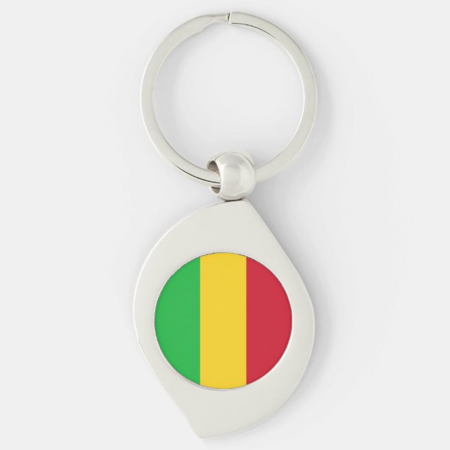 Mali Flag Keychain (Front)