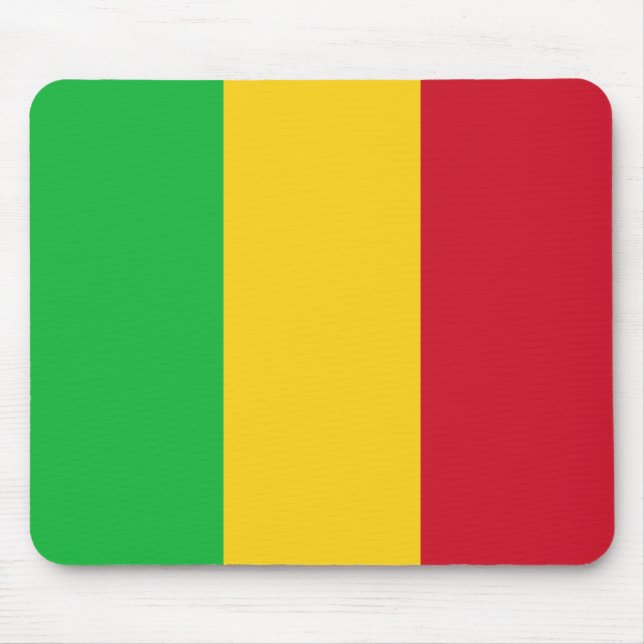 Mali Flag Mouse Pad (Front)