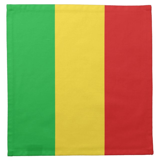 Mali Flag Napkin (Front)