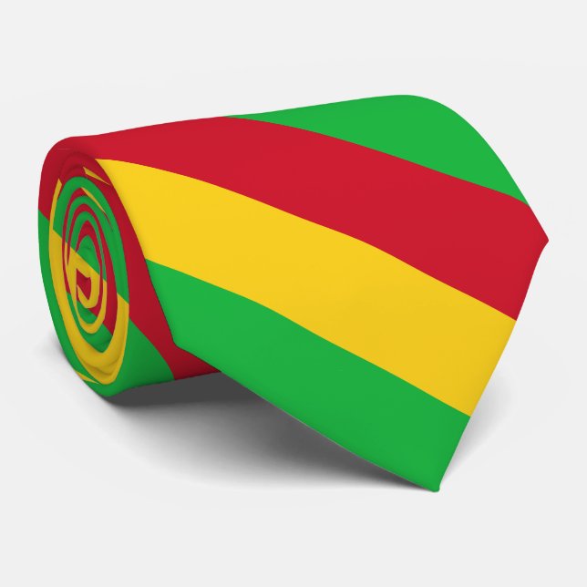 Mali Flag Neck Tie (Rolled)