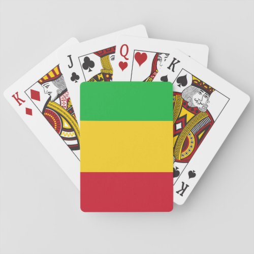 Mali Flag Playing Cards