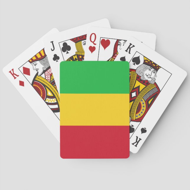 Mali Flag Poker Cards (Back)