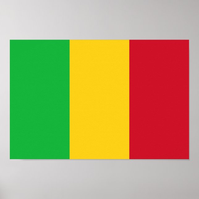 Mali Flag Poster (Front)