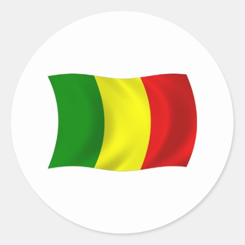 Mali Flag Sticker