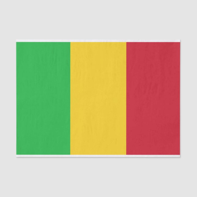 Mali Flag Tissue Paper (Front)