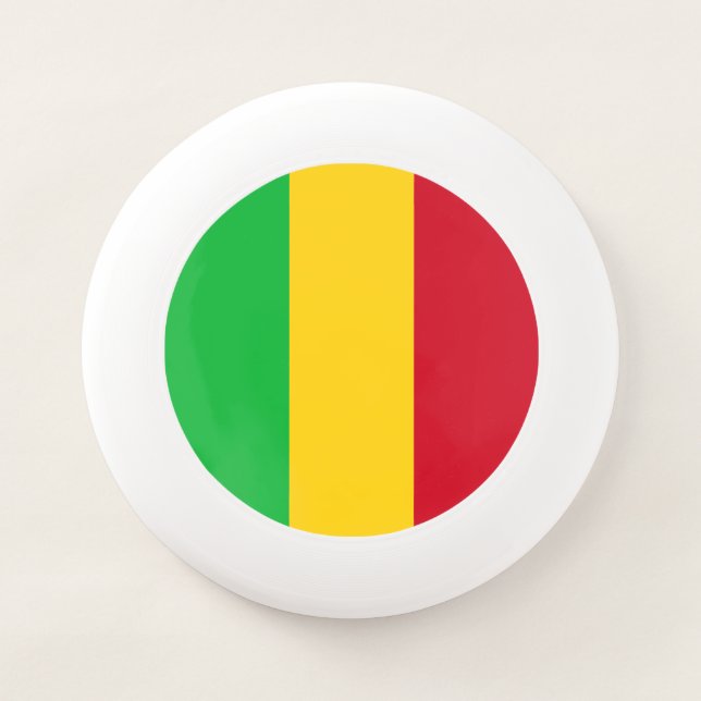 Mali Flag Wham-O Frisbee (Front)