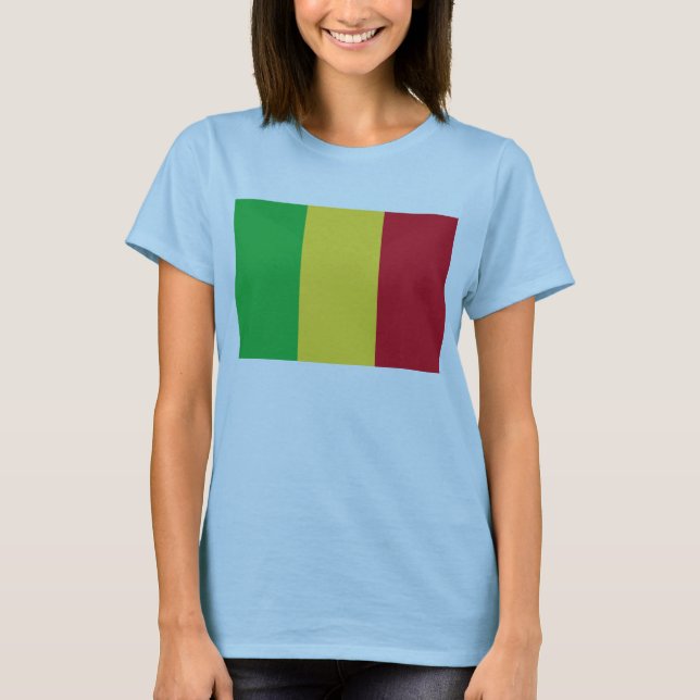 Mali Flag x Map T-Shirt (Front)