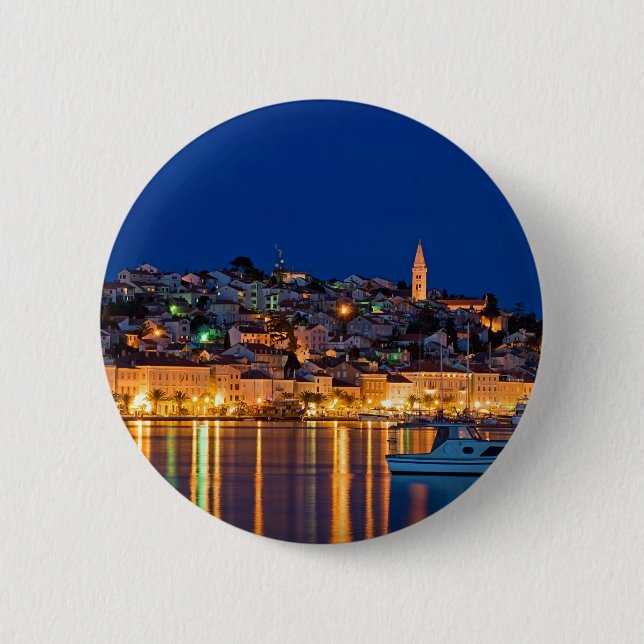 Mali Losinj Pinback Button (Front)