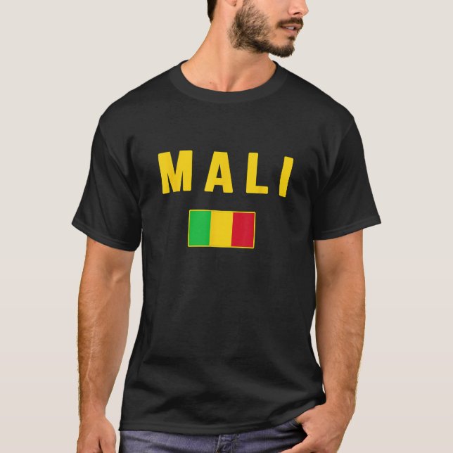 Mali Malian Flag T-Shirt (Front)