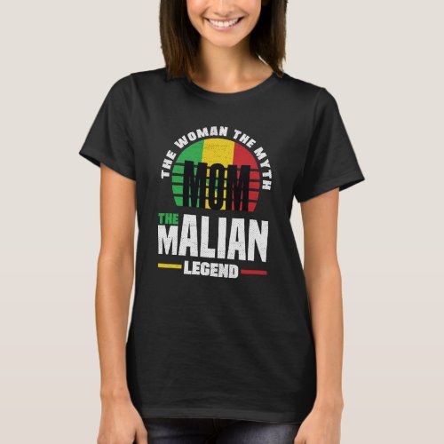 Mali Malian Mali Flag Mothers Day T_Shirt