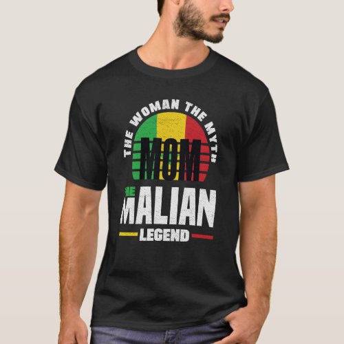 Mali Malian Mali Flag Mothers Day T_Shirt