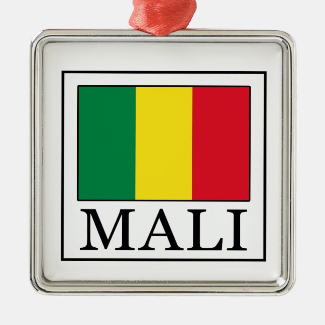 Mali Metal Ornament (Front)