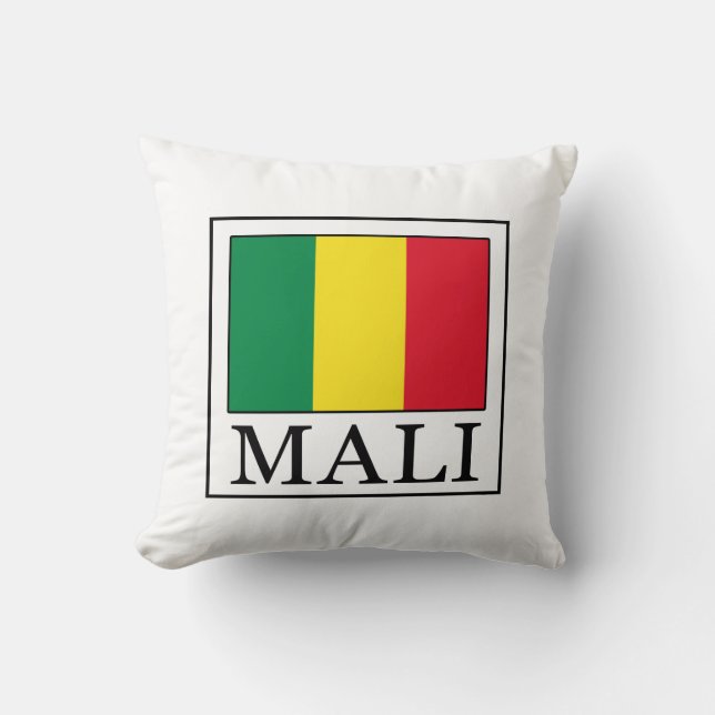 Mali Throw Pillow (Front)