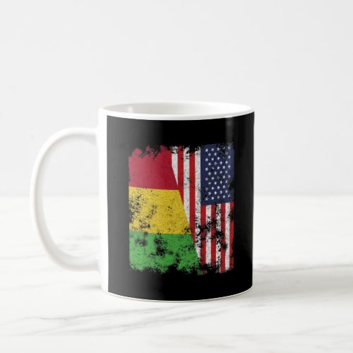 Mali USA Flag _ Half American Coffee Mug