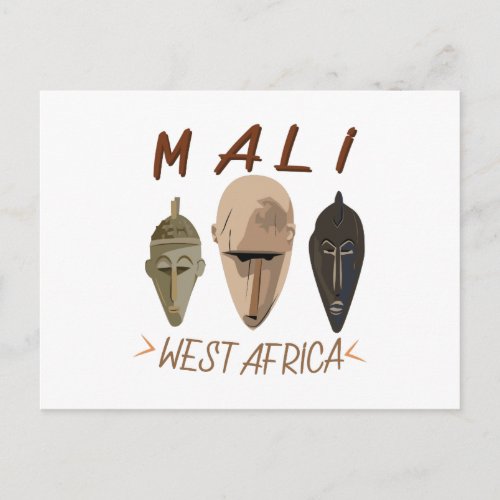 Mali Wesr Africa Postcard