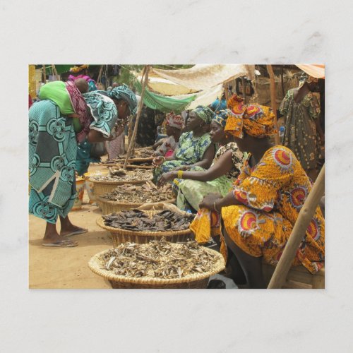 Mali Women at the Monday Market Djenne_3 Postcard