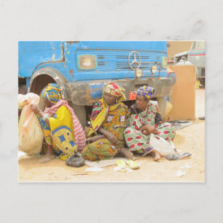 Mali Women at the Monday Market, Djenne Postcard