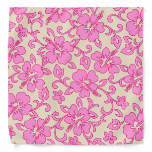 Malia Hibiscus Hawaiian Aloha Shirt Bandana