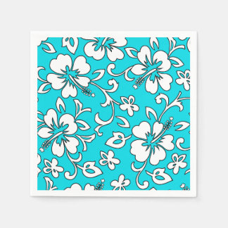 Malia Hibiscus Hawaiian Floral Napkins