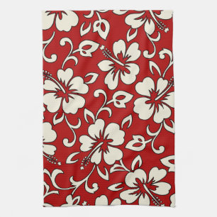 Malia Hibiscus Hawaiian Kitchen Towel